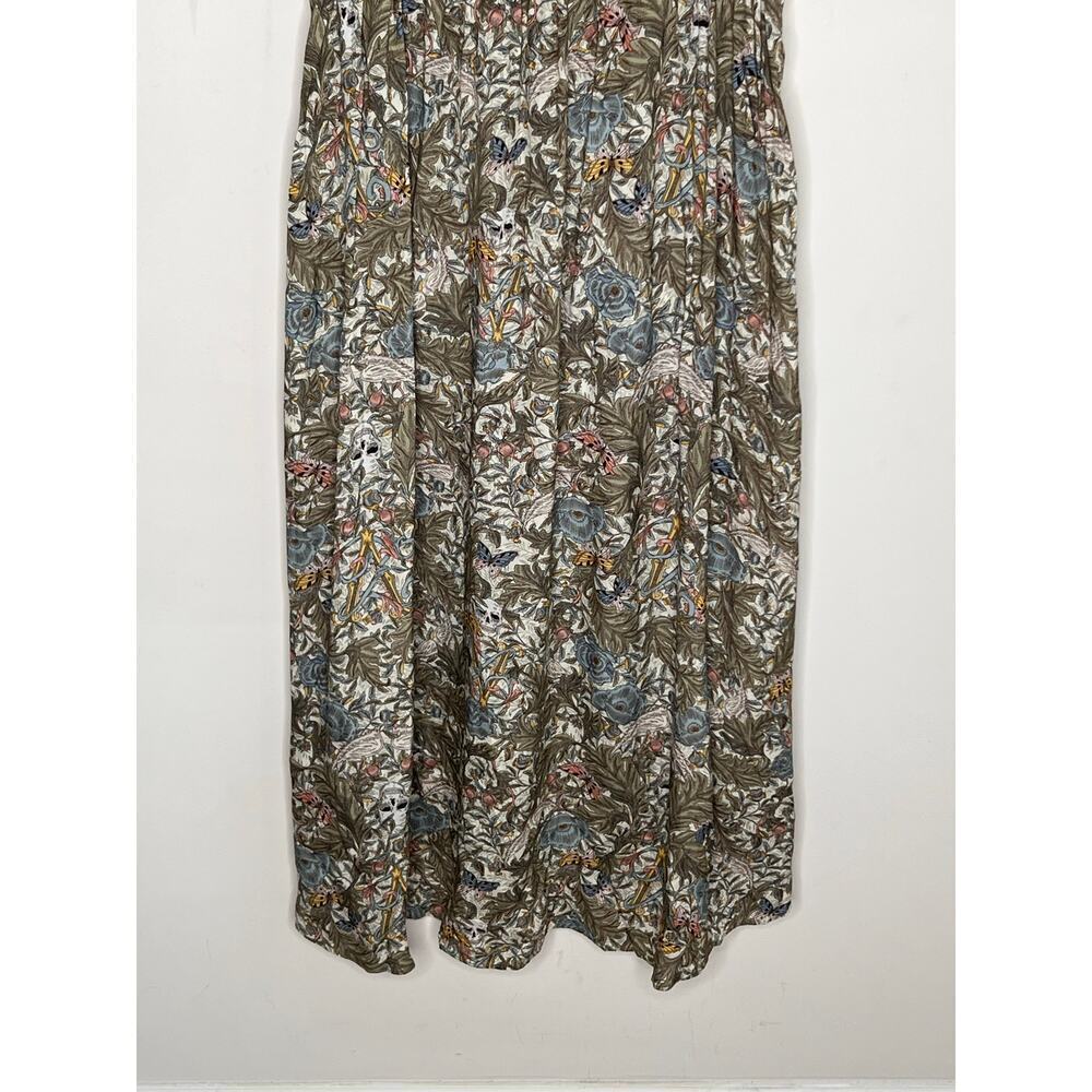 Zadig & Voltaire Printed High-Low Dress in Sage and Cream - Picture 13 of 14